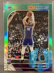 2019-20 Hoops Premium Stock Green #244 Justin James